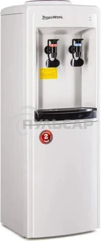 Кулер Aqua Work 0.8-LWR напольный белый/черный