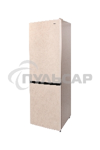 Холодильник Smile SRF348BGT бежевый мрамор двухкамерный 215/95 л морозилка снизу, No Frost