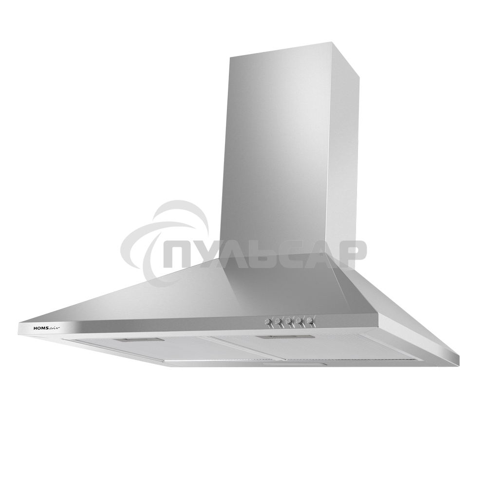 Вытяжка каминная HOMSair Delta 50 нержавеющая сталь, 50 см, 600 куб. м/ч, 47 дБ