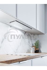 Вытяжка встраиваемая LEX Hyper 900 GS Inverter WH белый, 70 см, 850 куб. м/ч, 44 д