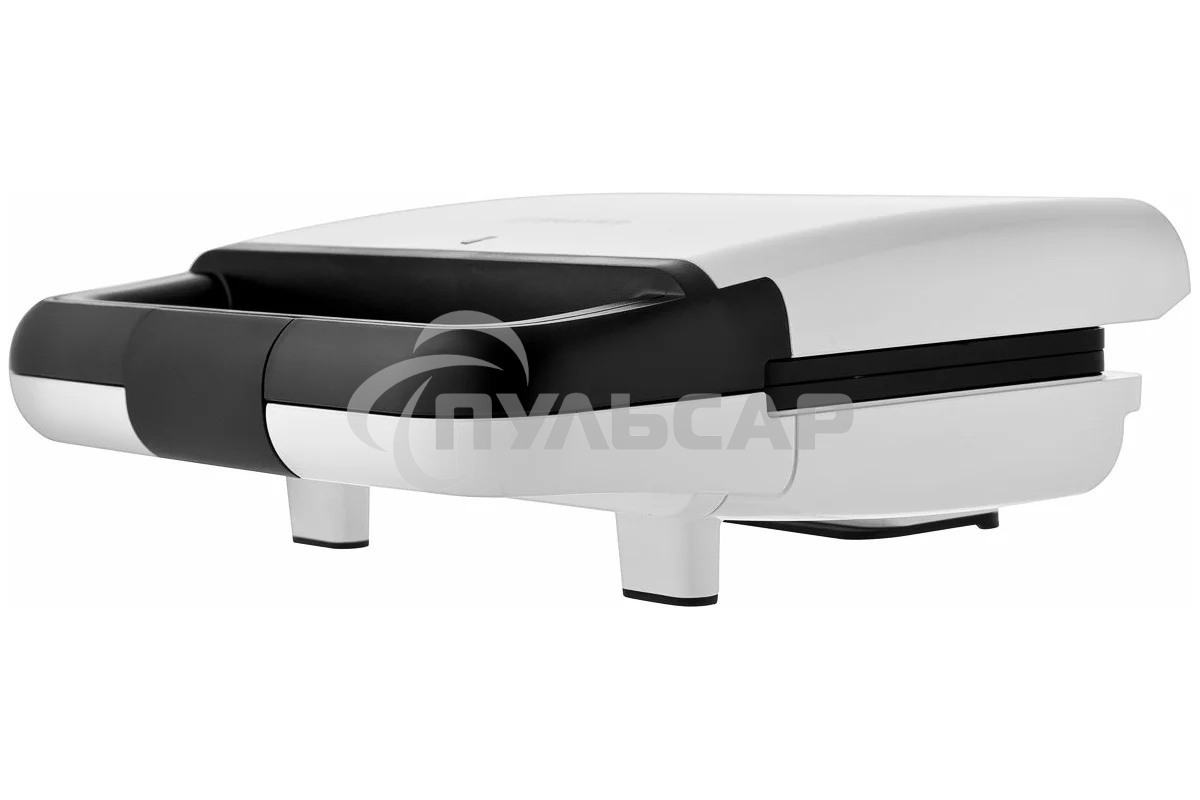 Сэндвичница BRAYER BR2201 750 Вт, пластины с антипр. покрыт 22,4*12,2 см, белый/черный