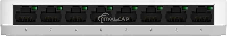 Неуправляемый коммутатор D-Link DGS-1008A/F1A с 8 портами 10/100/1000Base-T (465291)