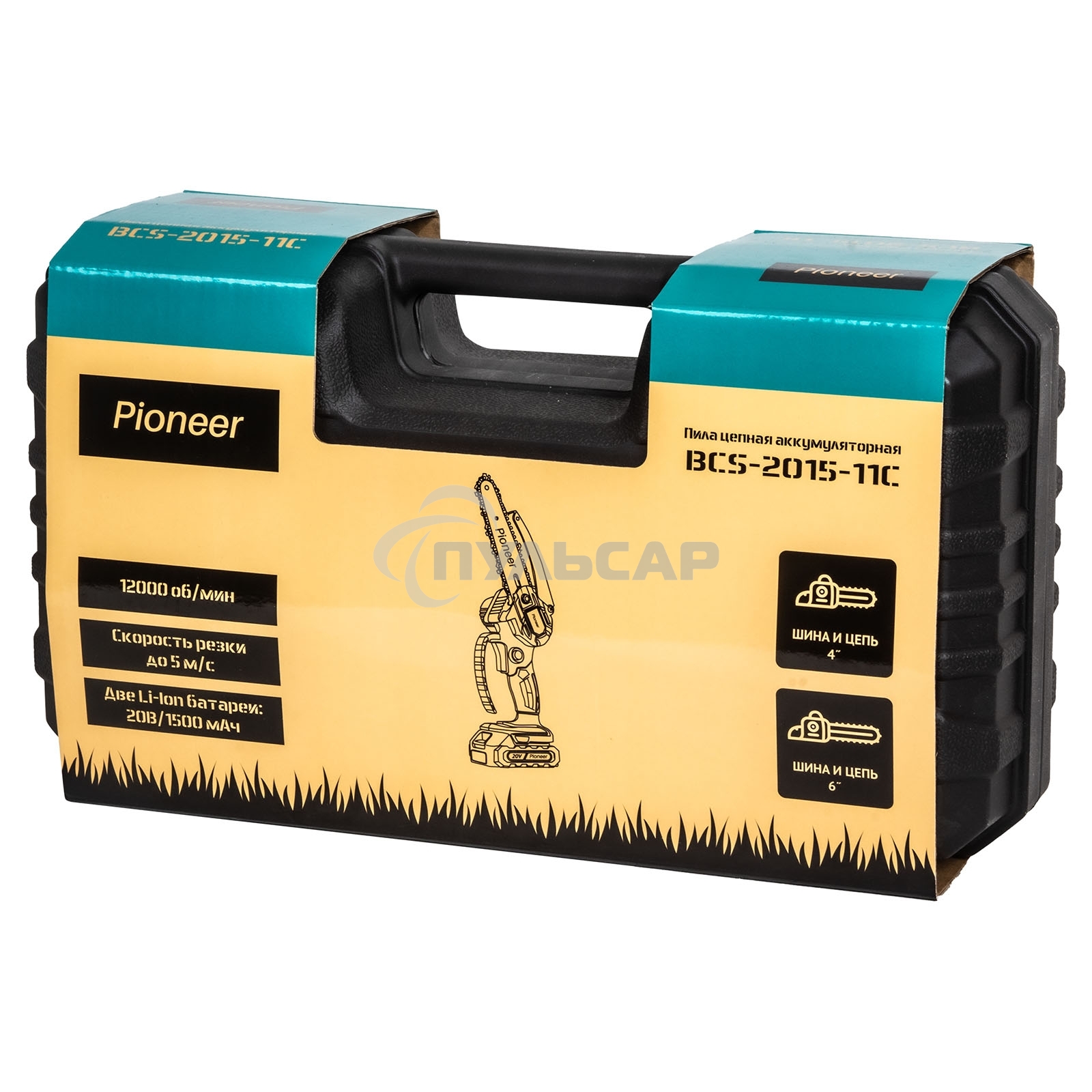 Цепная пила аккумуляторная Pioneer BCS-2015-11C