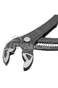 Клещи переставные Denzel кнопочный механизм, обливные рукоятки, 300 мм