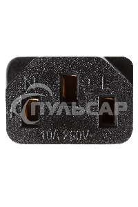 Кабель компьютер-розетка 220V EURO VDE 3G*1.0мм2 медь TELECOM TE021-CU 1,8м