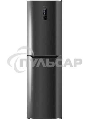 Холодильник Atlant ХМ-4623-159-ND черный металлик двухкамерный 187/125л морозилка снизу