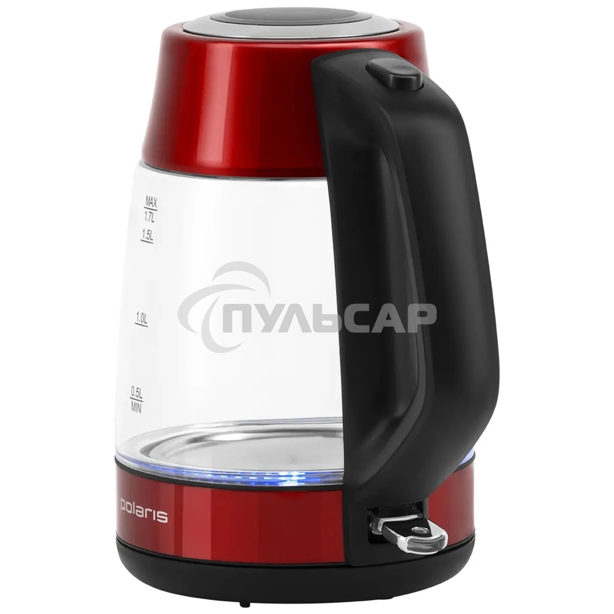 Чайник электрический Polaris PWK 1760CGL 1.7 л, 2150 Вт, красный