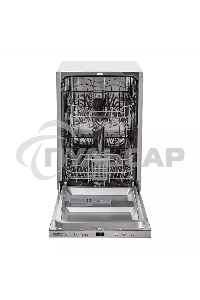 Встраиваемая посудомоечная машина DeLonghi DDW 06S Basilia, серебристый, 44.8 см, 9 компл., 49 дБ, класс A++