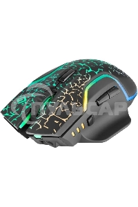 Мышь беспроводная Defender Oneshot GM-067 черный, 3200 dpi, радиоканал, USB, кнопки - 7