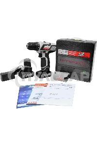 Дрель-шуруповерт ИНТЕРСКОЛ ДА-18ЭР, Аккумуляторная, 18В, 2 АКБ