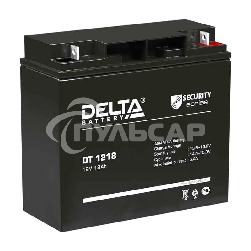 Батарея Delta DT 1218 (12V, 18Ah)