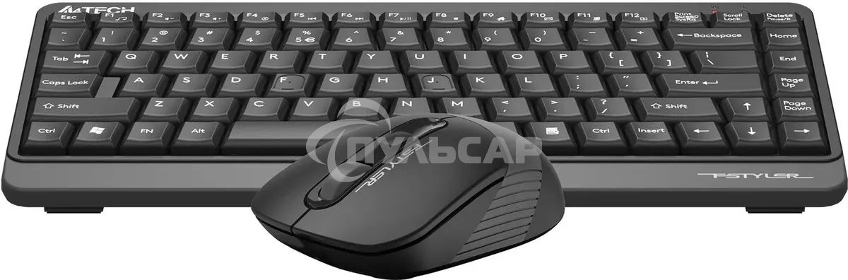 Комплект клавиатура + мышь A4Tech Fstyler FGS1110Q клав:черный/серый мышь:черный/серый USB беспроводная Multimedia