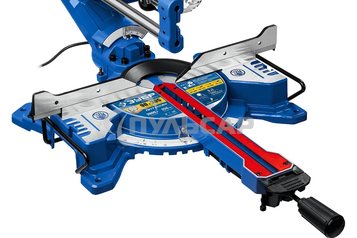 Профессионал пила торцовочная с протяжкой, d 255 х 30 мм, 2000 Вт, ЗУБР ППТ-255-П