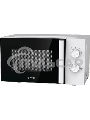 Микроволновая печь Gorenje MO20E1WH белый, 20 л, 800 Вт, переключатели - поворотный механизм