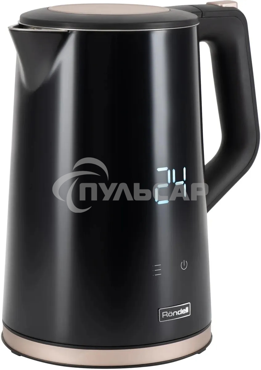 Чайник электрический Rondell RDE-1007 (MC) 1,7 л, 2200 Вт, черный