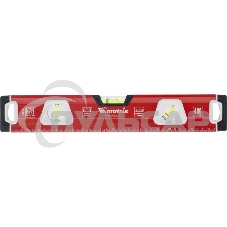 Уровень алюминиевый Matrix, магнит фрезерованный, 3 глазка 400 мм