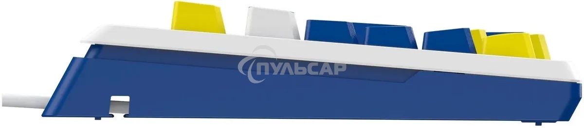 Клавиатура проводная A4Tech Bloody B950 USB синий/белый