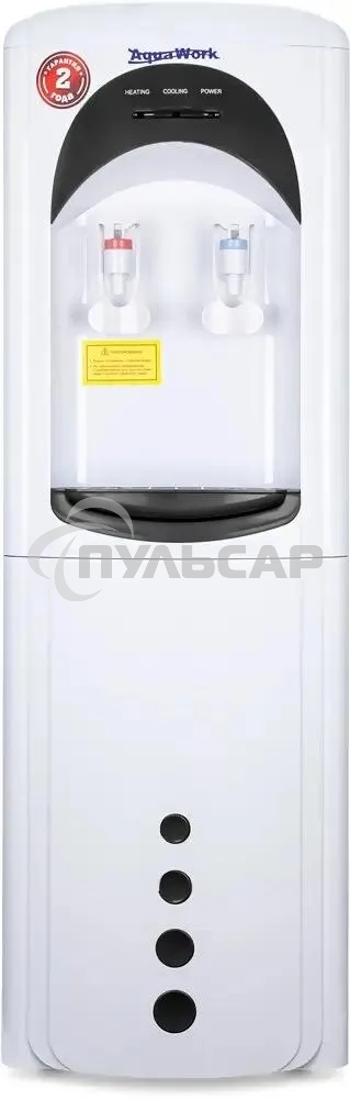 Кулер Aqua Work 17-LDR напольный электронный белый/черный