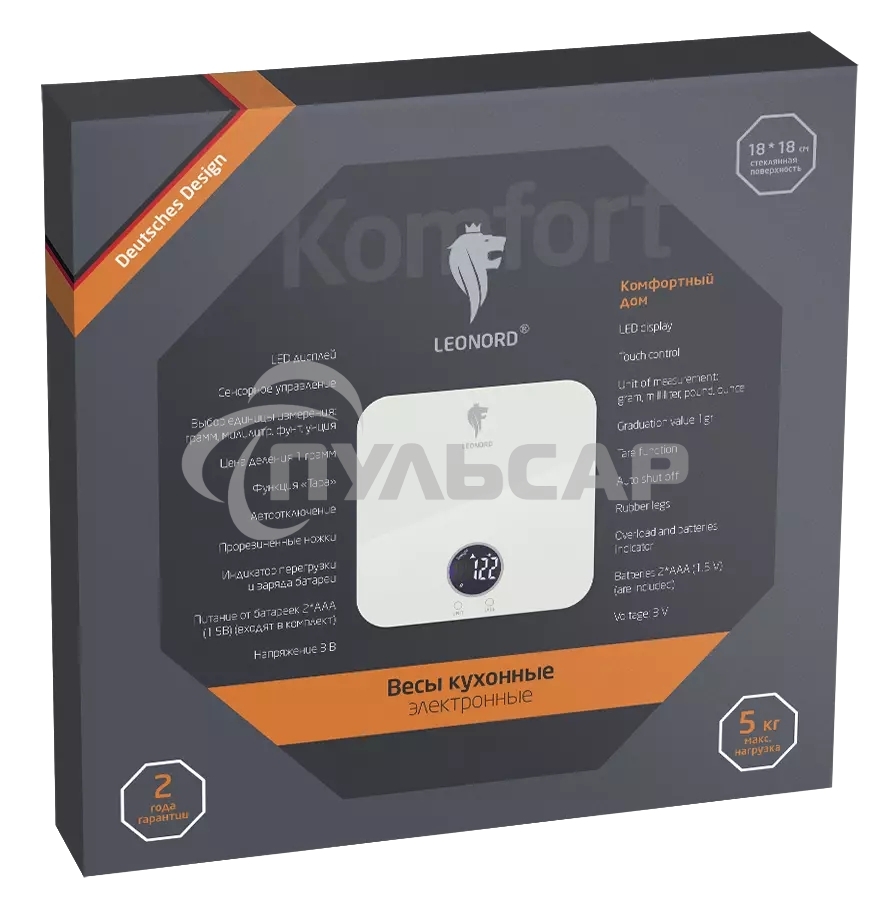 Весы кухонные LEONORD LE-1713 (108266)