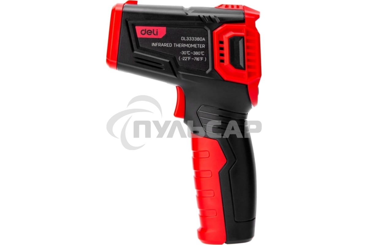 Инфракрасный пирометр (термометр) с цветным экраном Deli DL333380A