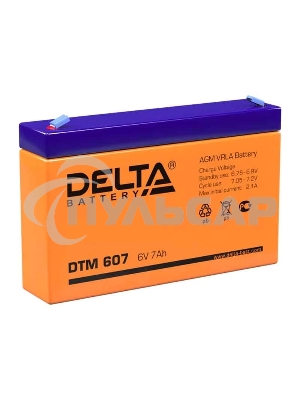 Батарея Delta DTM 607 (6V, 7Ah)