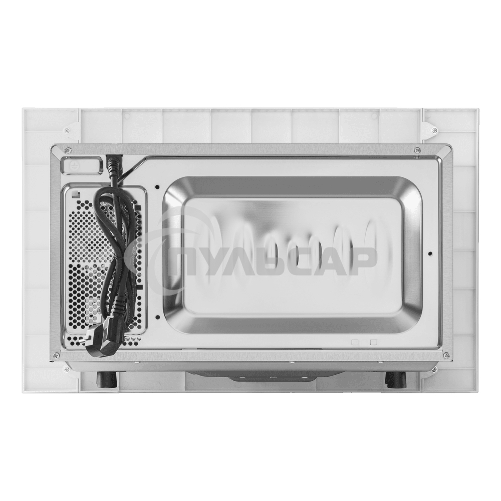 Микроволновая печь встраиваемая Maunfeld JBMO.20.5ERWAS белый, 20 л, 700 Вт, переключатели - поворотный механизм