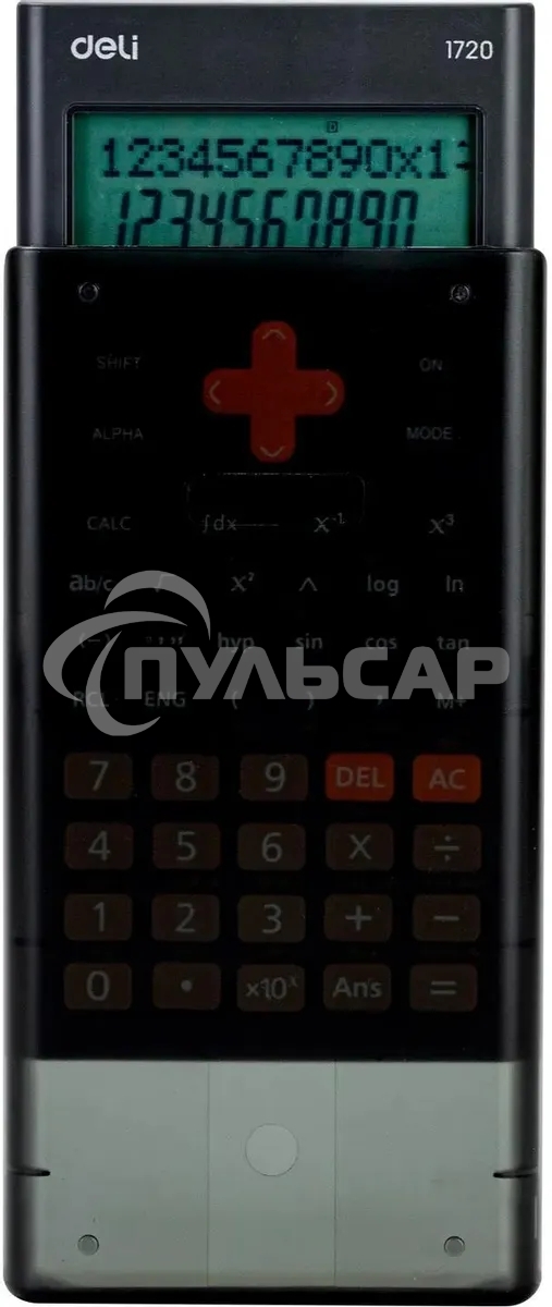Калькулятор научный Deli E1720-black черный 12-разр.