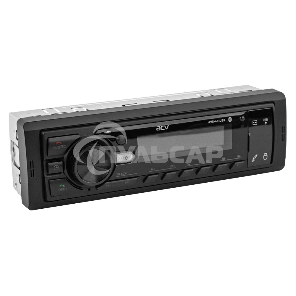 Автомагнитола ACV AVS-401UBR 1DIN 4x50Вт v5.0 AUX 2 (43341)