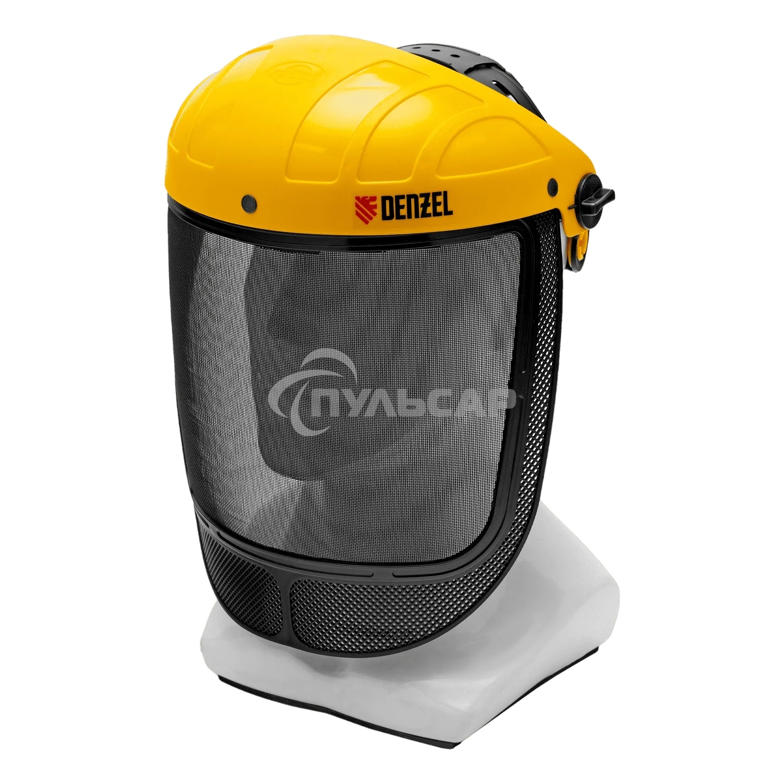 Щиток защитный лицевой с сеткой Denzel 