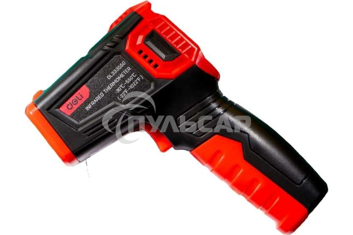 Инфракрасный пирометр (термометр) с цветным экраном Deli DL333550
