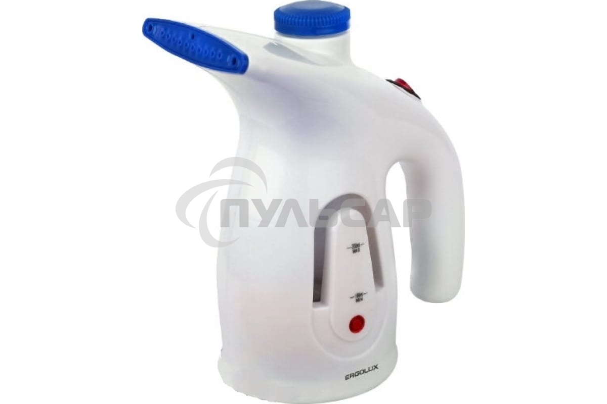 Отпариватель компактный Ergolux ELX-GS01-С35 800Вт электр. 800Вт 200мл 220-240В бел./син. 13973