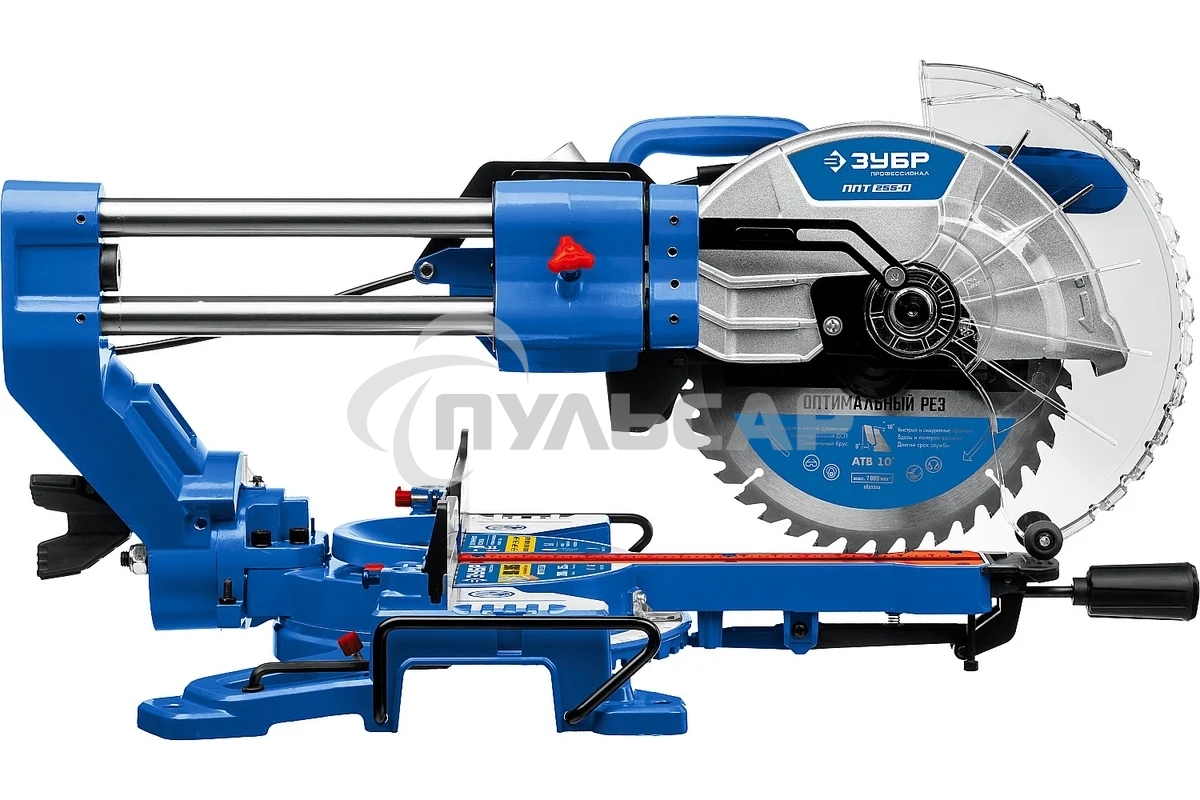 Профессионал пила торцовочная с протяжкой, d 255 х 30 мм, 2000 Вт, ЗУБР ППТ-255-П
