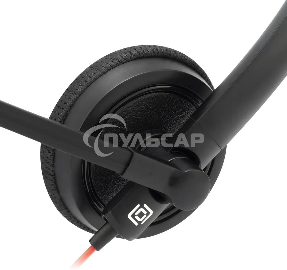 Наушники с микрофоном Oklick/Оклик HS-L900 черный 1.8м накладные оголовье