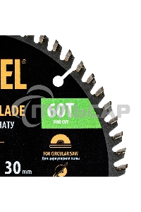 Пильный диск по ламинату Denzel ф185 х 30 мм, 60 зубьев 733847