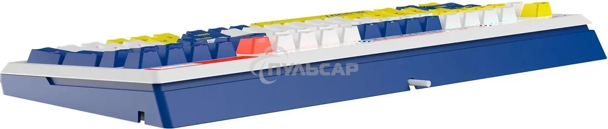 Клавиатура проводная A4Tech Bloody B950 USB синий/белый