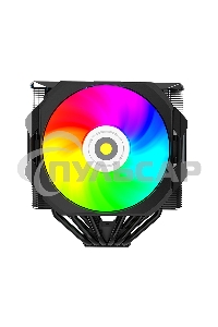 Кулер для процессора Alseye i600-B черный, 120 мм, алюминий/медь, 2300 об/мин, 37.8 дБ, 4 pin, 265 Вт, 160 мм