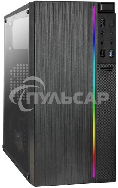 Компьютер IRU Game 510H6SEA MT Ryzen 5 5600 (3.5) 16Gb SSD 512Gb RTX 3050 6Gb Free DOS GbitEth 500W черный (2073973)