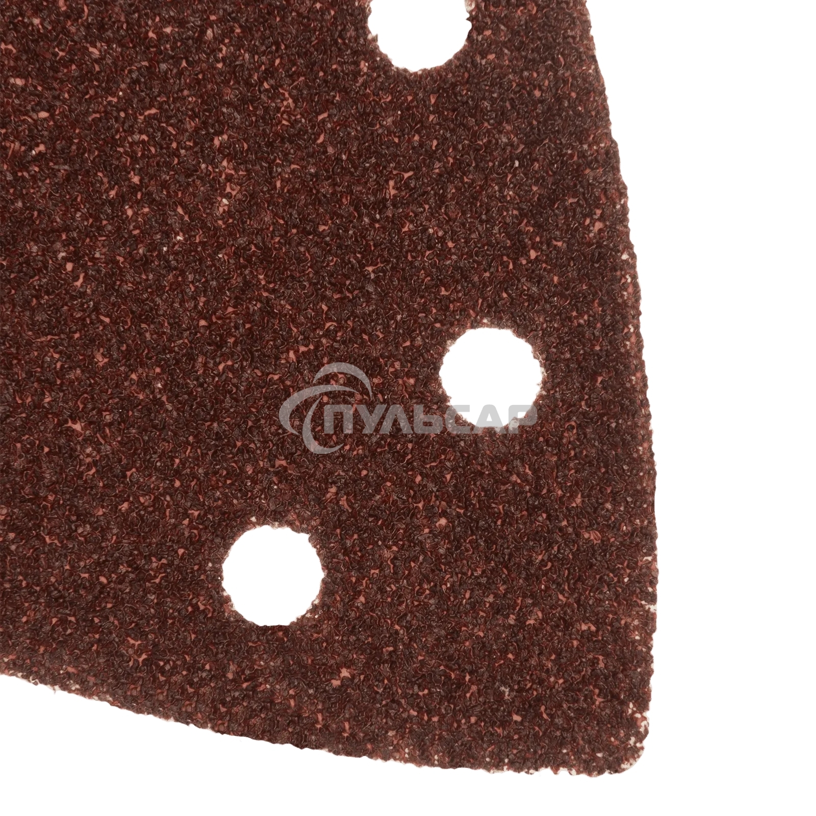 Треугольник абразивный Denzel на ворc. подложке под 