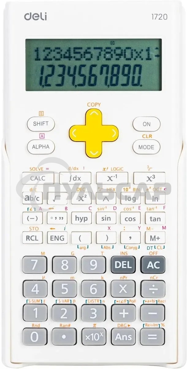 Калькулятор научный Deli E1720-белый белый 12-разр.