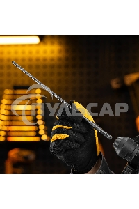 Бур по бетону Denzel цельная крестовая пластина, 6x265 мм, SDS PLUS