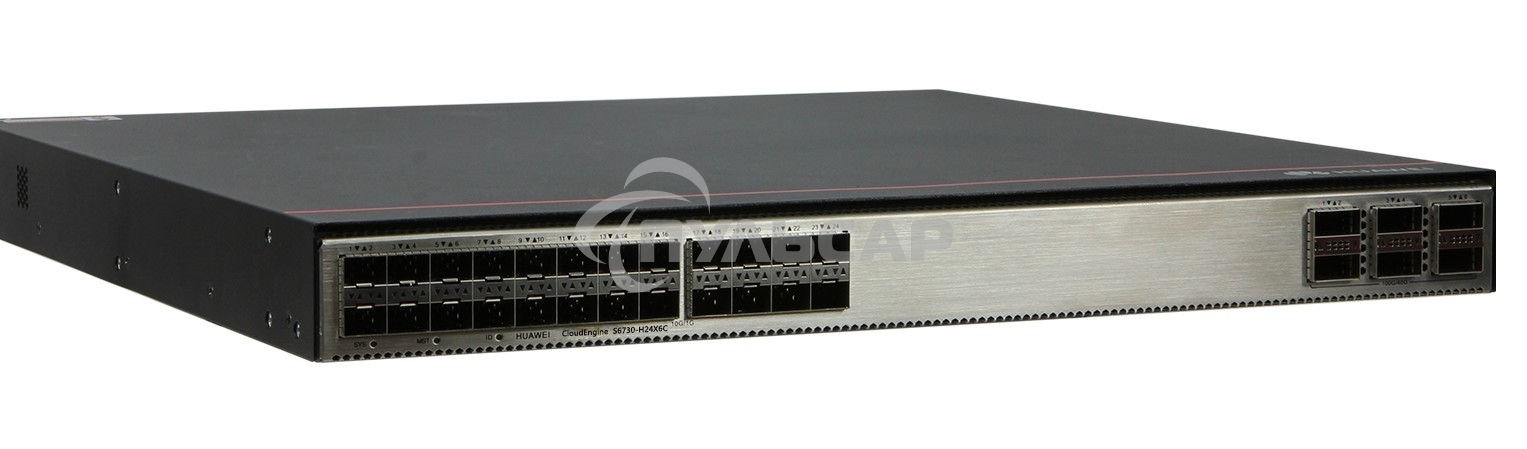 Коммутатор HUAWEI 24SFP+ 6QSFP+ S6730-H24X6C