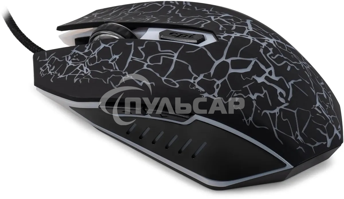 Мышь проводная Oklick 896G черный, 12800 dpi, USB, кнопки - 5