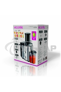 Соковыжималка центробежная Viconte VC-5001 1200 Вт, 0.75 л, серебристый/черный