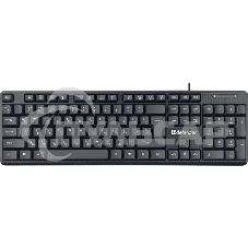 Клавиатура проводная Defender Daily HB-162, USB, черный