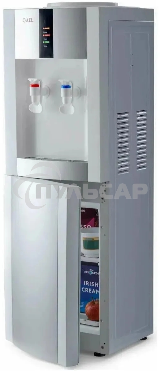 Кулер AEL LD-AEL-47c напольный электронный белый/серебристый