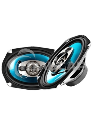 Колонки автомобильные Ural Бирюза АС-Б6947, 200Вт, 93дБ, 4Ом, 15x23см, (6x9дюйм), 2шт, коаксиальные, четырехполосные