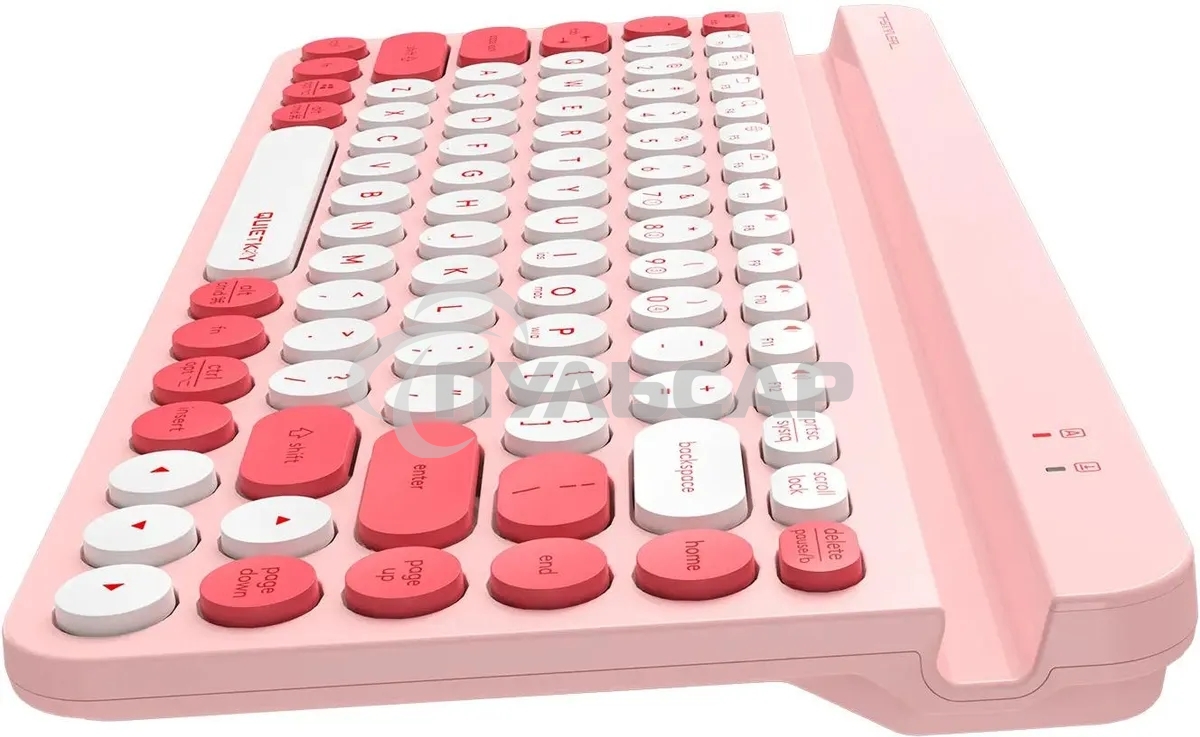 Клавиатура беспроводная A4Tech Fstyler FBK30 розовый USB BT/Radio slim Multimedia (FBK30 RASPBERRY)