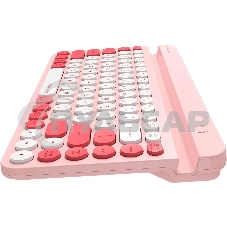 Клавиатура беспроводная A4Tech Fstyler FBK30 розовый USB BT/Radio slim Multimedia (FBK30 RASPBERRY)