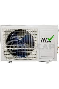Кондиционер сплит-система настенного типа RIX LITE I/O-W07MB 7000 BTU, 21 м², 23 дБ, охлаждение, обогрев, осушение, белый