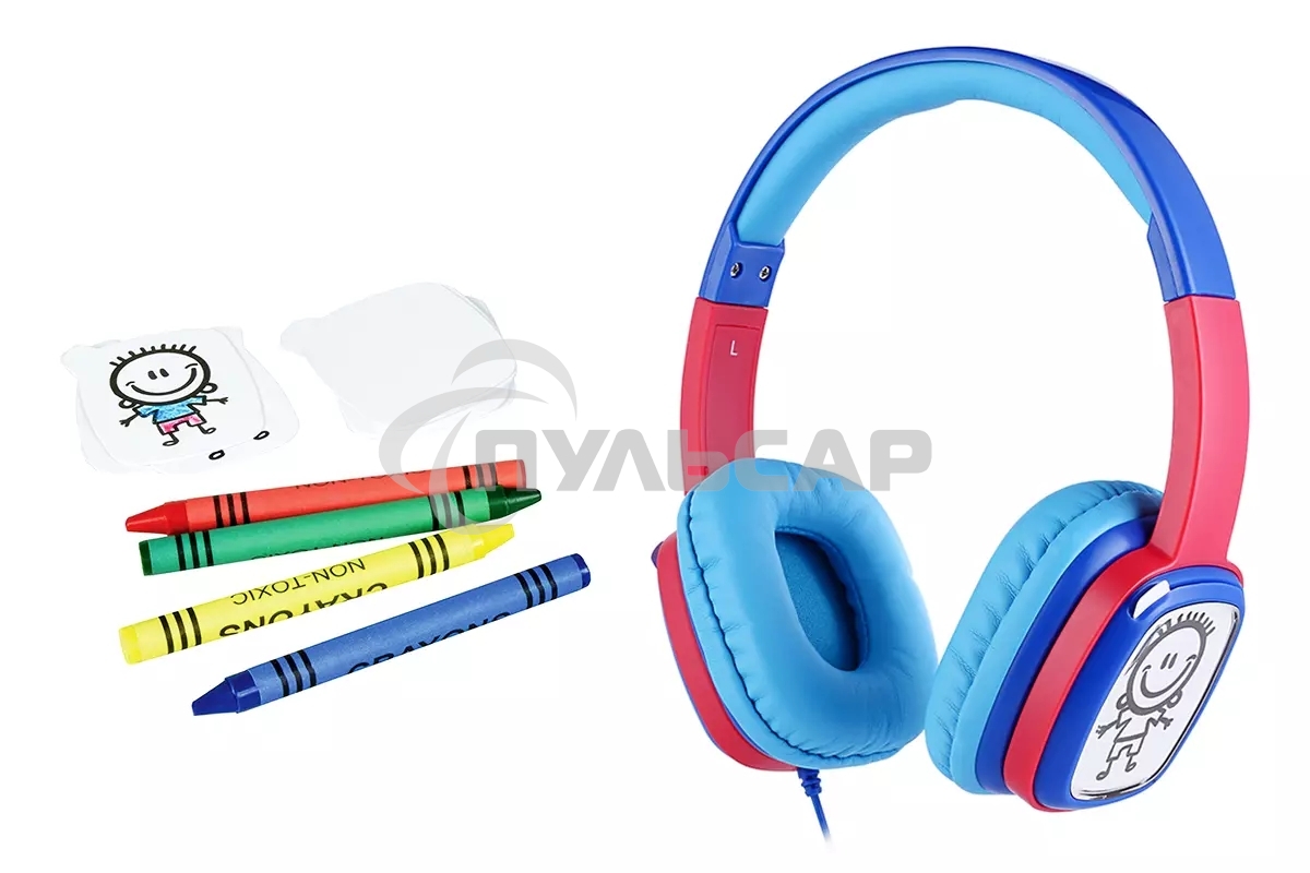 Наушники Harper KIDS HN-302 Blue-Red
